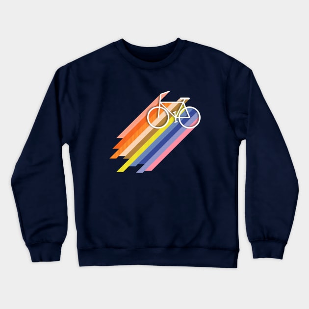 Bicycle Crewneck Sweatshirt by showmemars